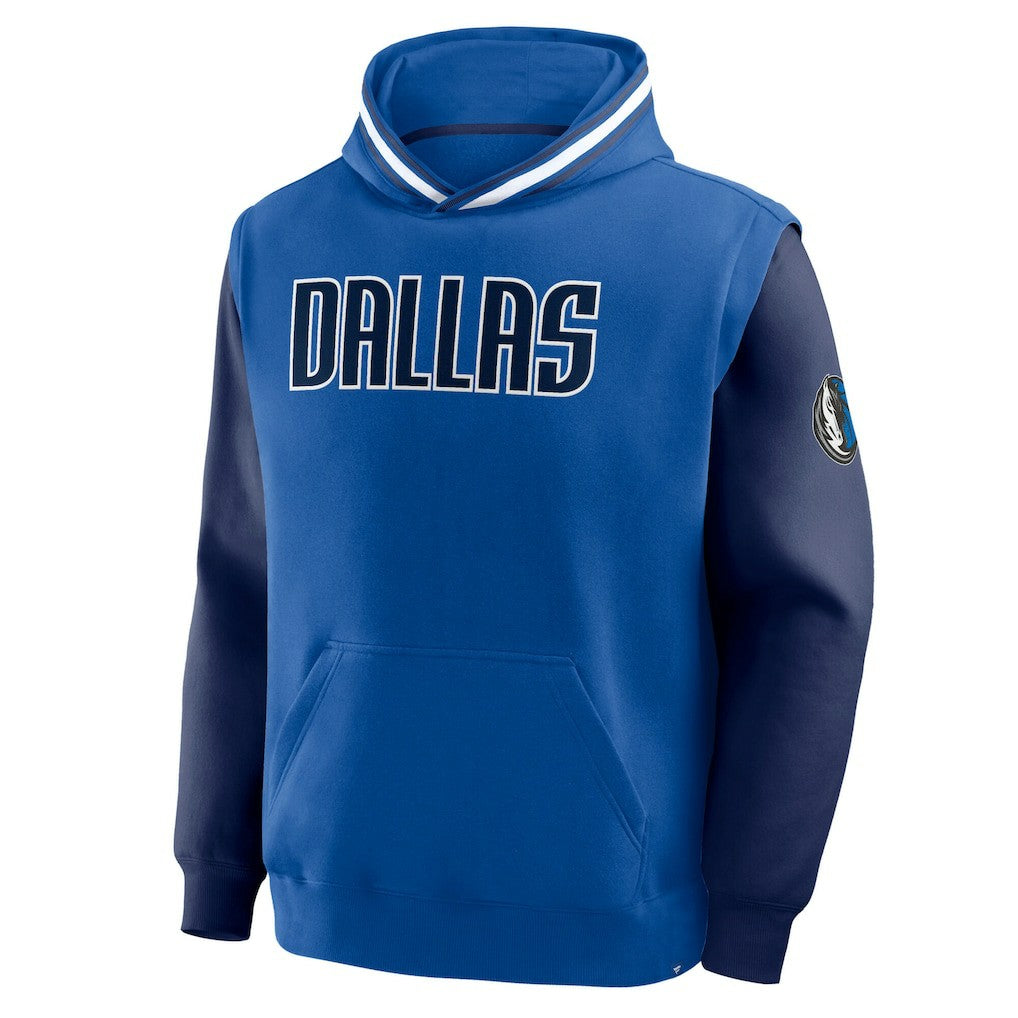 Dallas Mavericks Half Court Shot Clock Fastbreak Hoodie Blue/Navy - NBA