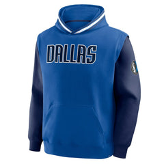 Dallas Mavericks Half Court Shot Clock Fastbreak Hoodie Blue/Navy - NBA