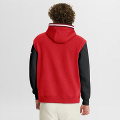Chicago Bulls Half Court Shot Clock Fastbreak Hoodie Red/Black - NBA