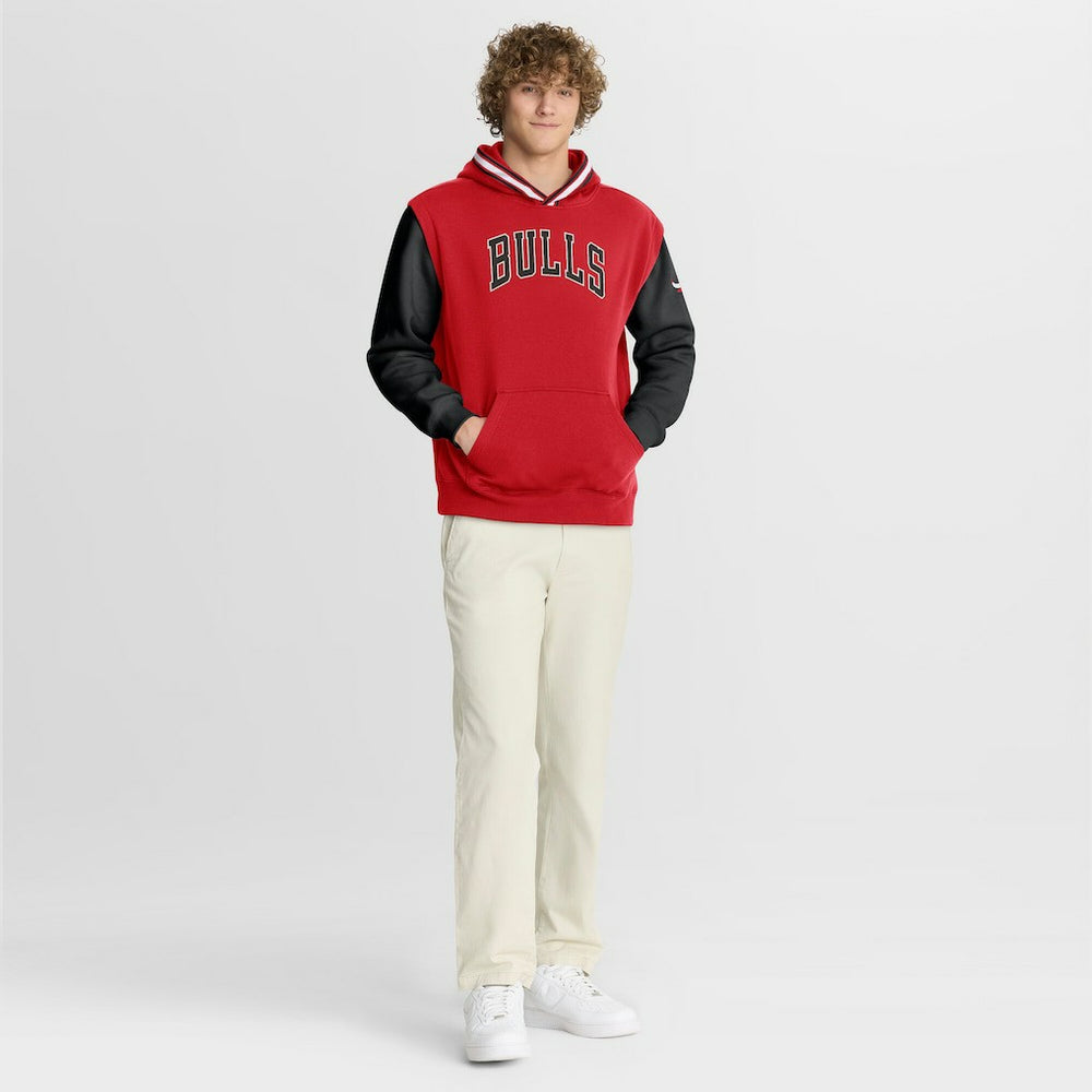Chicago Bulls Half Court Shot Clock Fastbreak Hoodie Red/Black - NBA