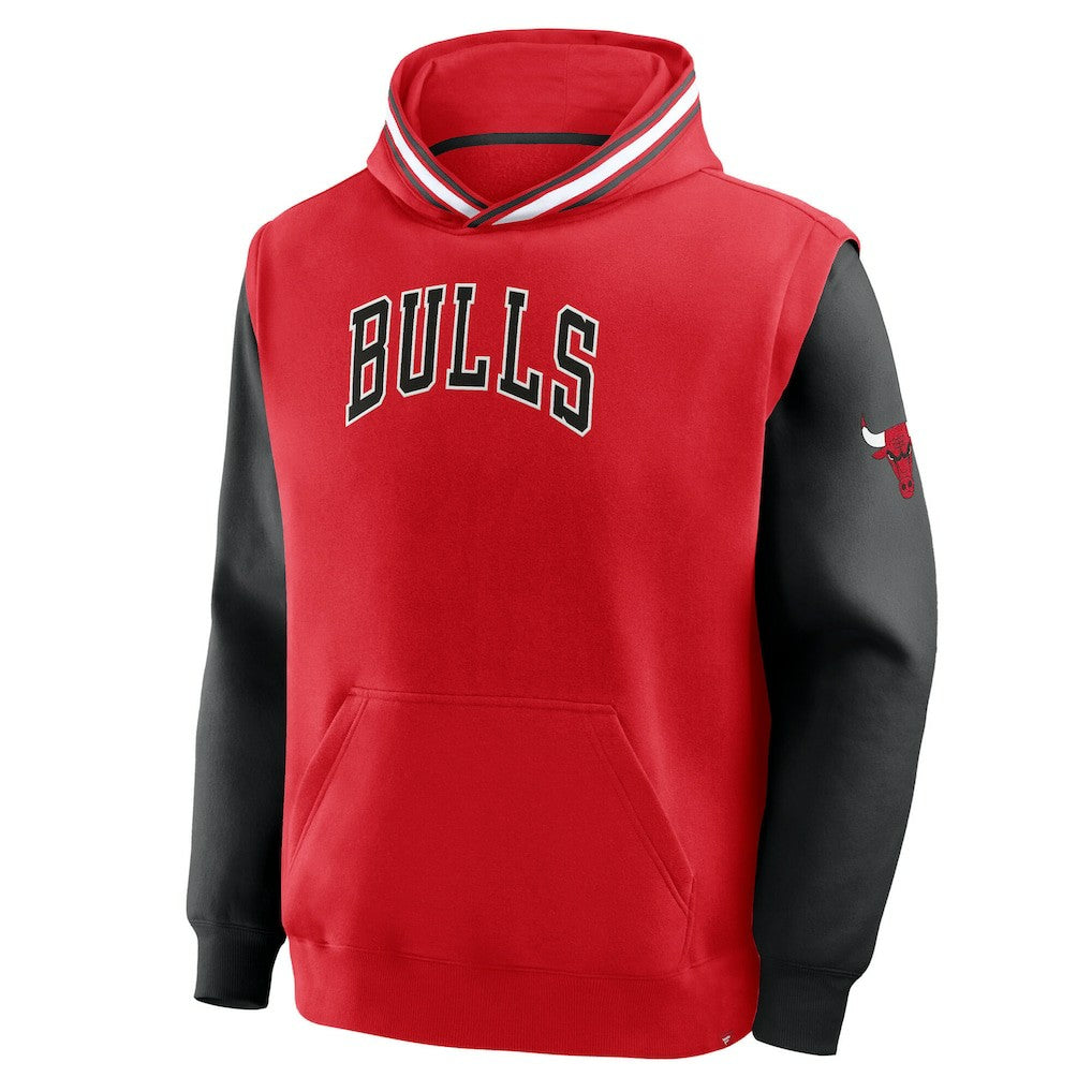 Chicago Bulls Half Court Shot Clock Fastbreak Hoodie Red/Black - NBA