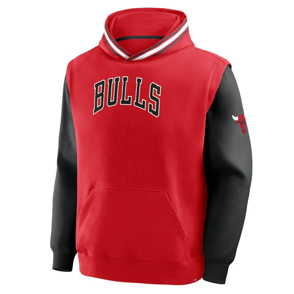 Chicago Bulls Half Court Shot Clock Fastbreak Hoodie Red/Black - NBA