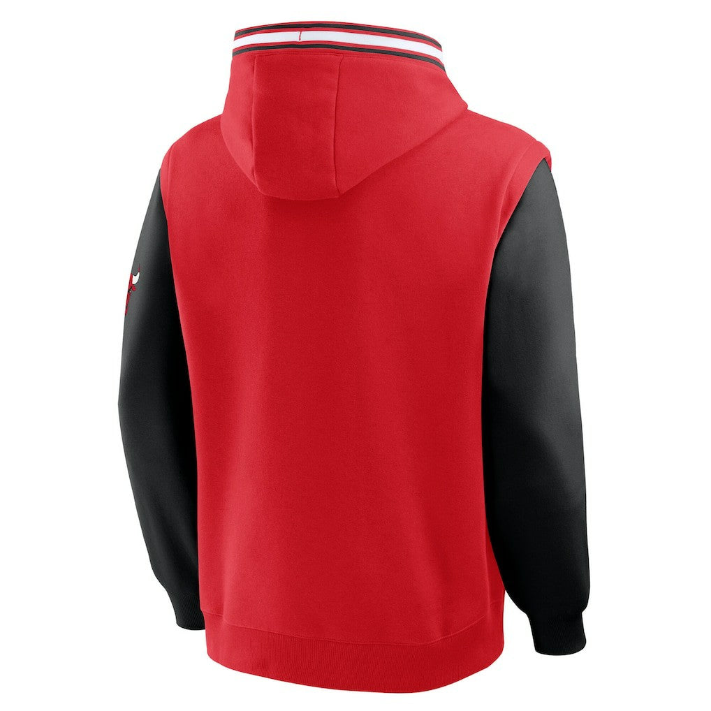 Chicago Bulls Half Court Shot Clock Fastbreak Hoodie Red/Black - NBA