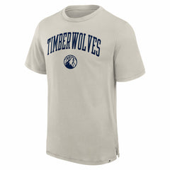 Minnesota Timberwolves Crossover Collection Pull Up Jumper Shot Premium T-Shirt Cream - NBA