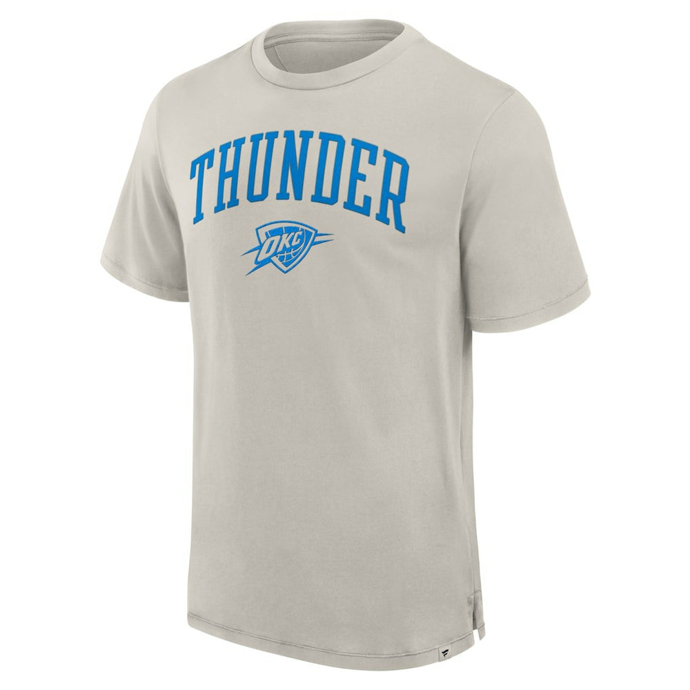 Oklahoma City Thunder Crossover Collection Pull Up Jumper Shot Premium T-Shirt Cream - NBA