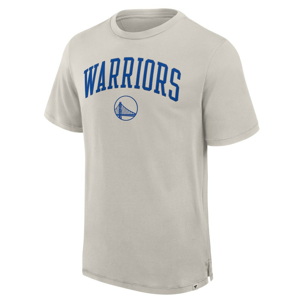 Golden State Warriors Crossover Collection Pull Up Jumper Shot Premium T-Shirt Cream - NBA