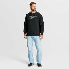 Miami Heat Crossover Collection Defensive Rotation Drill Premium Pullover Sweatshirt Black - NBA