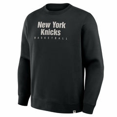 New York Knicks Crossover Collection Defensive Rotation Drill Premium Pullover Sweatshirt Black - NBA
