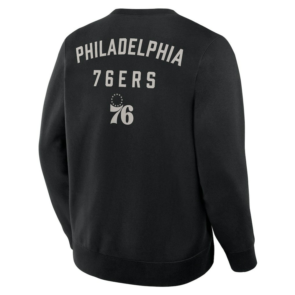 Philadelphia 76ers Crossover Collection Defensive Rotation Drill Premium Pullover Sweatshirt Black - NBA