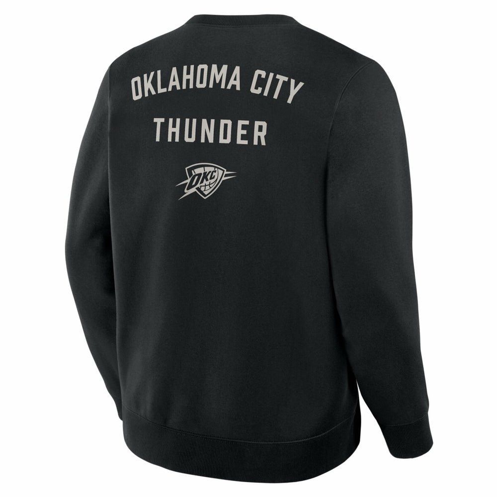 Oklahoma City Thunder Crossover Collection Defensive Rotation Drill Premium Pullover Sweatshirt Black - NBA