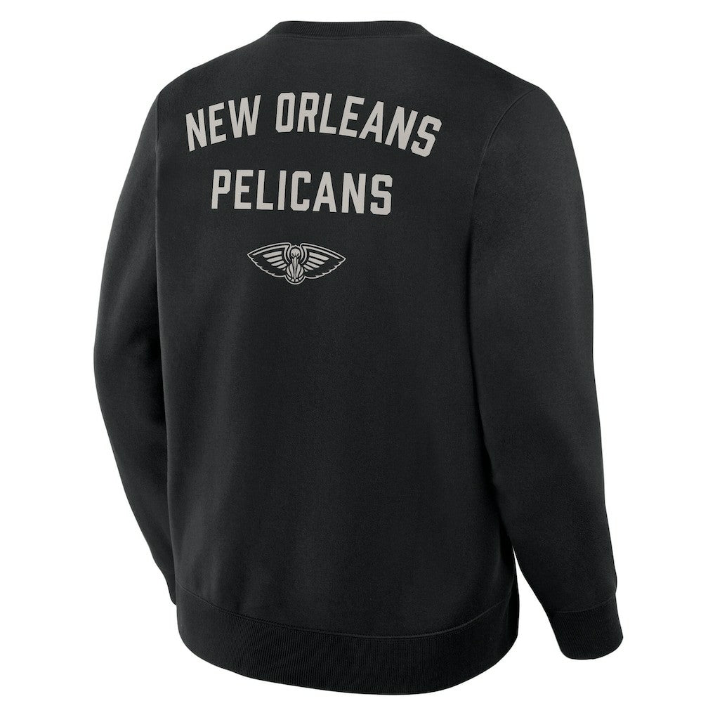 New Orleans Pelicans Crossover Collection Defensive Rotation Drill Premium Pullover Sweatshirt Black - NBA