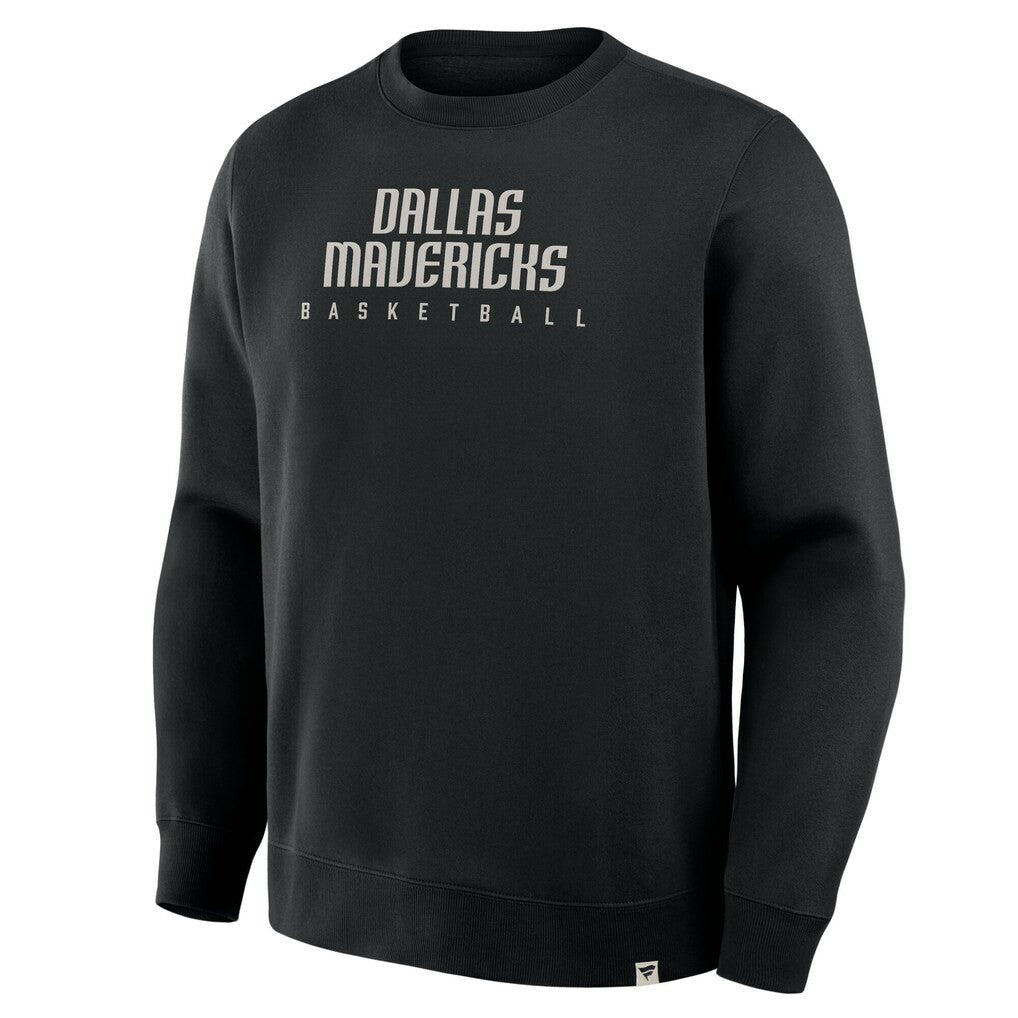 Dallas Mavericks Crossover Collection Defensive Rotation Drill Premium Pullover Sweatshirt Black - NBA