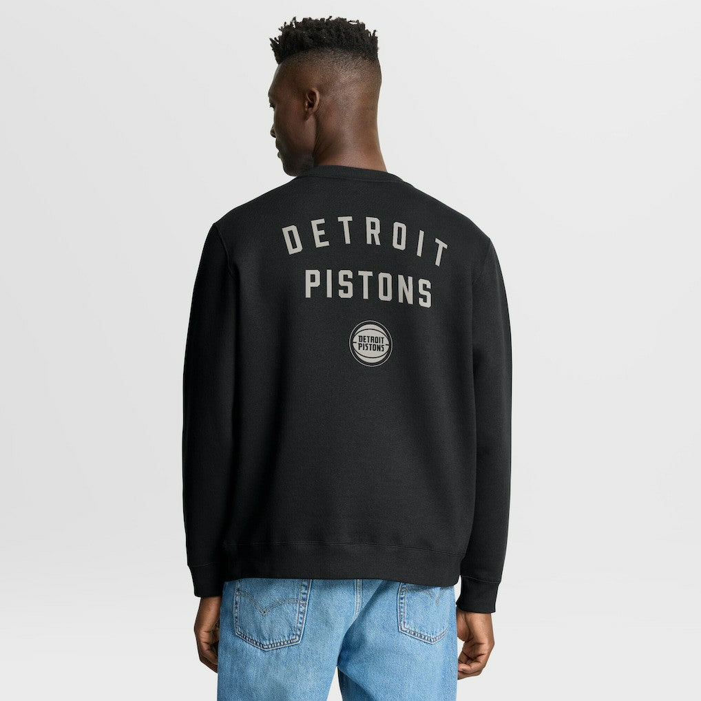 Detroit Pistons Crossover Collection Defensive Rotation Drill Premium Pullover Sweatshirt Black - NBA