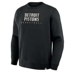 Detroit Pistons Crossover Collection Defensive Rotation Drill Premium Pullover Sweatshirt Black - NBA
