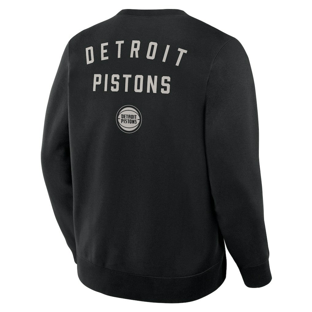 Detroit Pistons Crossover Collection Defensive Rotation Drill Premium Pullover Sweatshirt Black - NBA