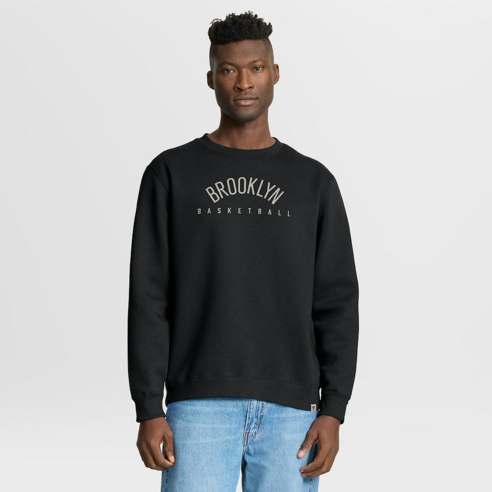 Brooklyn Nets Crossover Collection Defensive Rotation Drill Premium Pullover Sweatshirt Black - NBA