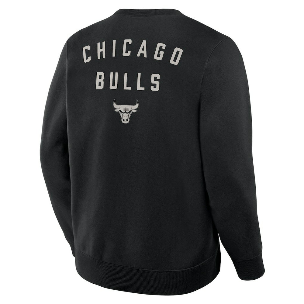 Chicago Bulls Crossover Collection Defensive Rotation Drill Premium Pullover Sweatshirt Black - NBA