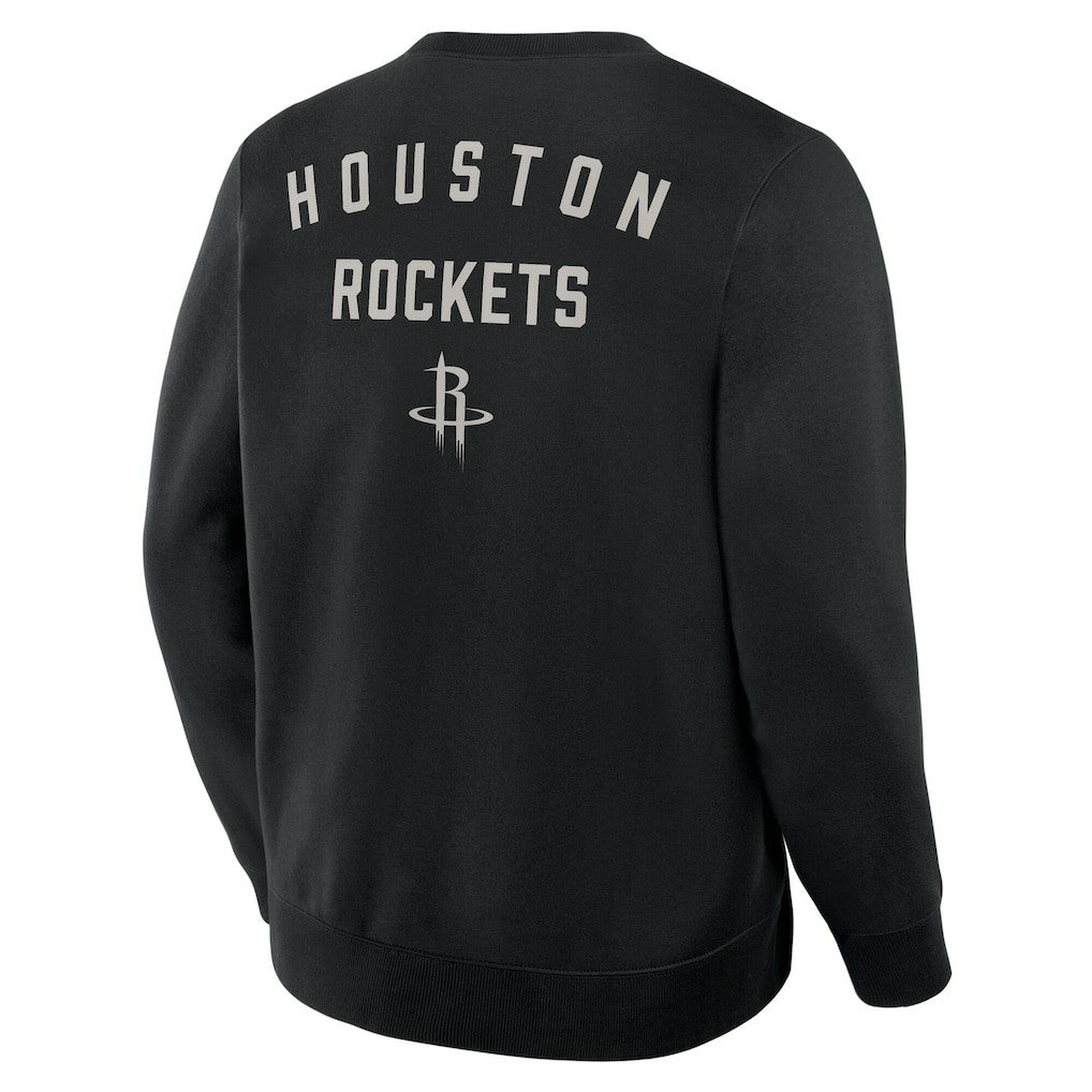 Houston Rockets Crossover Collection Defensive Rotation Drill Premium Pullover Sweatshirt Black - NBA