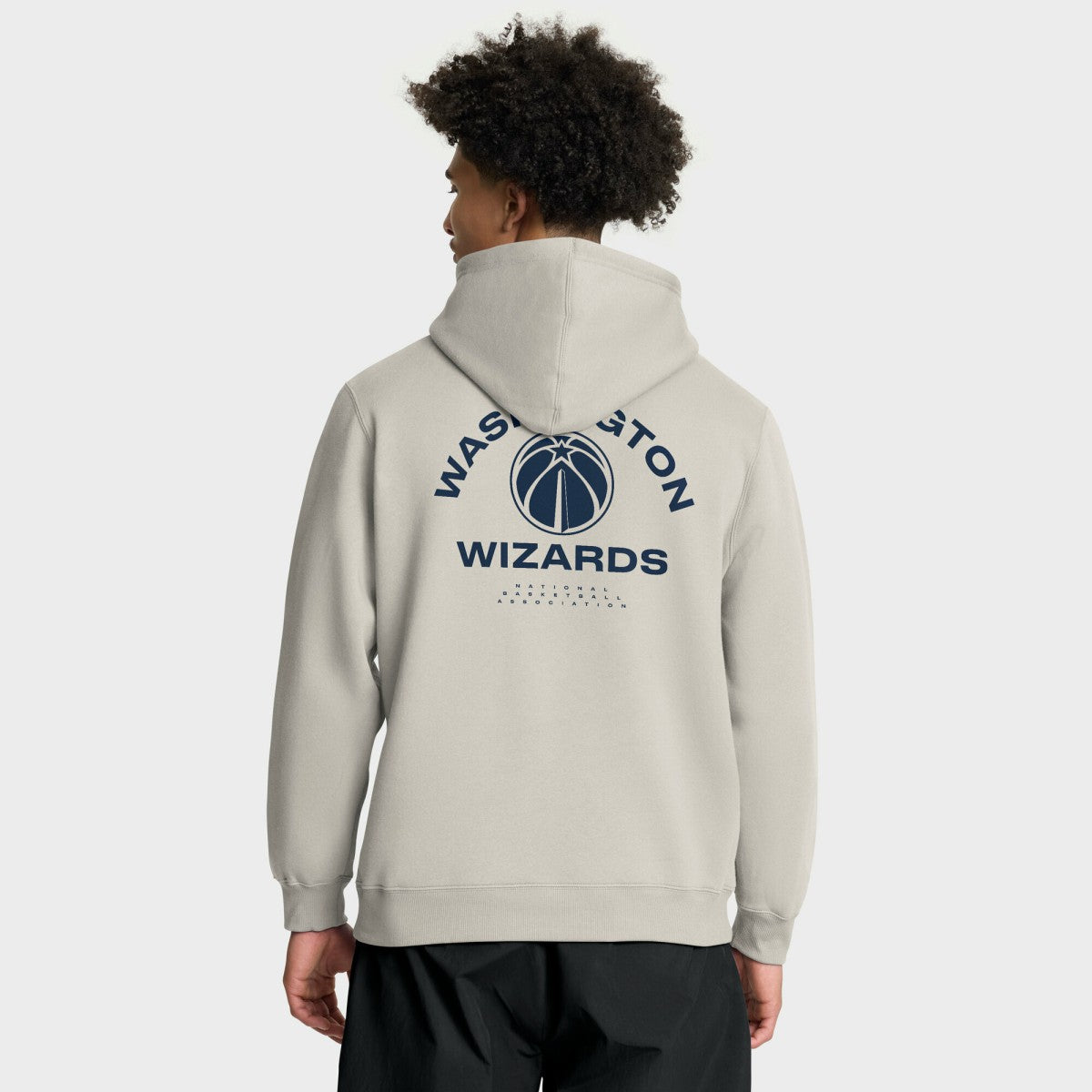 Washington Wizards Crossover Collection Blocked Shot Premium Pullover Hoodie Off White - NBA