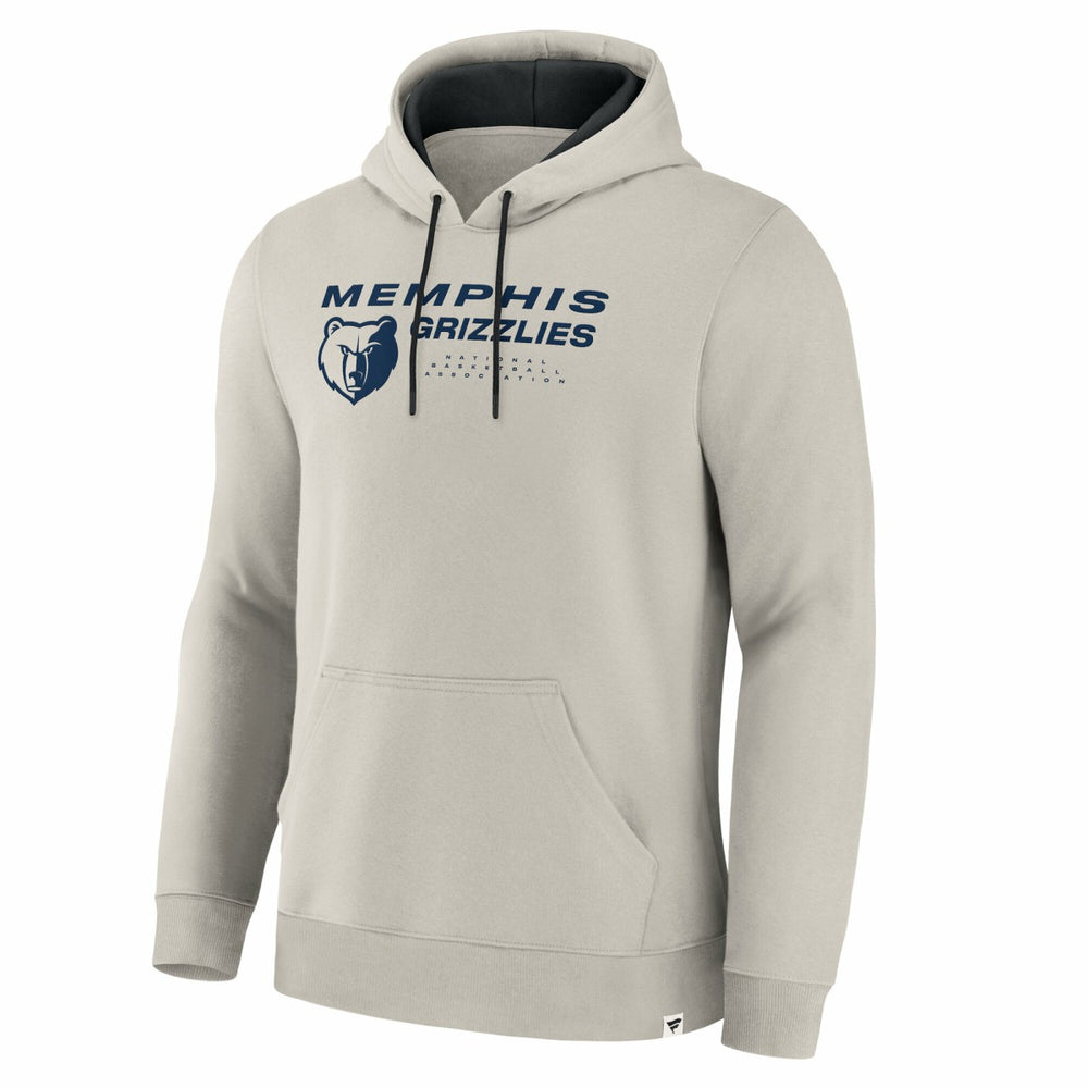Memphis Grizzlies Crossover Collection Blocked Shot Premium Pullover Hoodie Off White - NBA