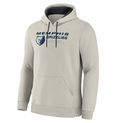 Memphis Grizzlies Crossover Collection Blocked Shot Premium Pullover Hoodie Off White - NBA