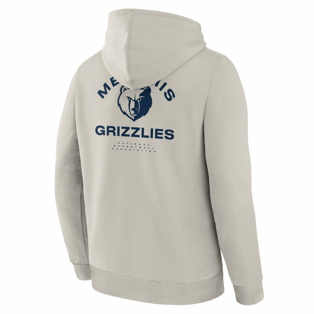 Memphis Grizzlies Crossover Collection Blocked Shot Premium Pullover Hoodie Off White - NBA