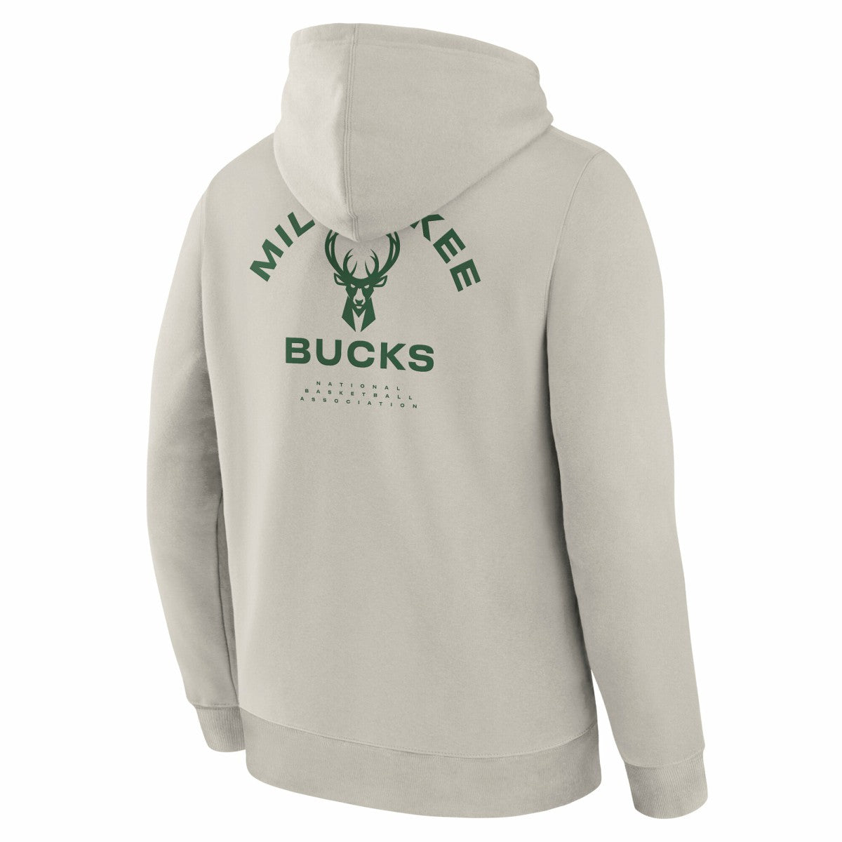 Milwaukee Bucks Crossover Collection Blocked Shot Premium Pullover Hoodie Off White - NBA