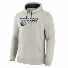 Minnesota Timberwolves Crossover Collection Blocked Shot Premium Pullover Hoodie Off White - NBA