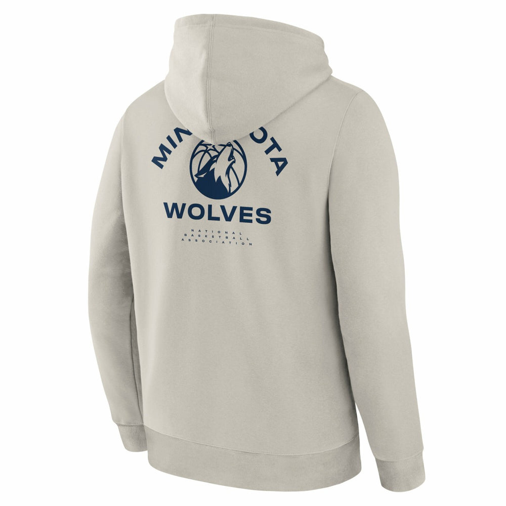 Minnesota Timberwolves Crossover Collection Blocked Shot Premium Pullover Hoodie Off White - NBA