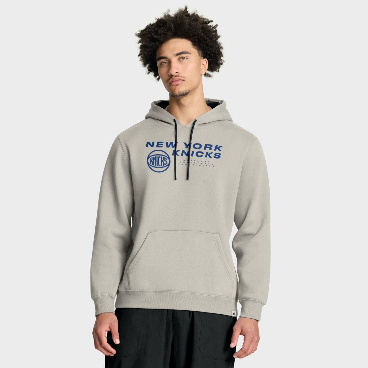 New York Knicks Crossover Collection Blocked Shot Premium Pullover Hoodie Off White - NBA