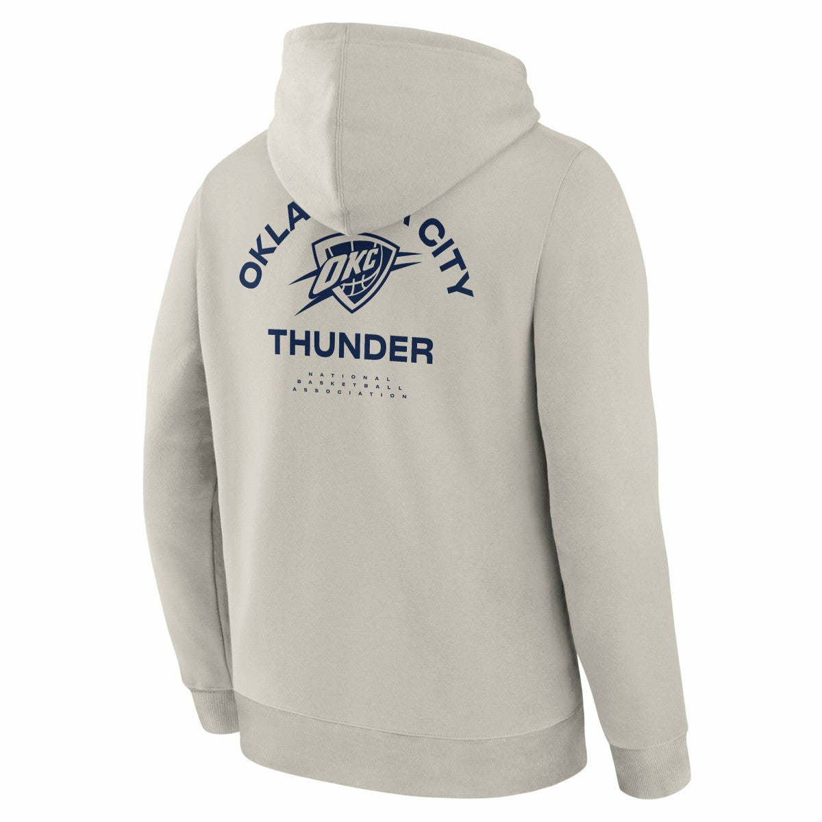 Oklahoma City Thunder Crossover Collection Blocked Shot Premium Pullover Hoodie Off White - NBA