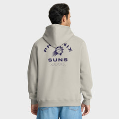 Phoenix Suns Crossover Collection Blocked Shot Premium Pullover Hoodie Off White - NBA