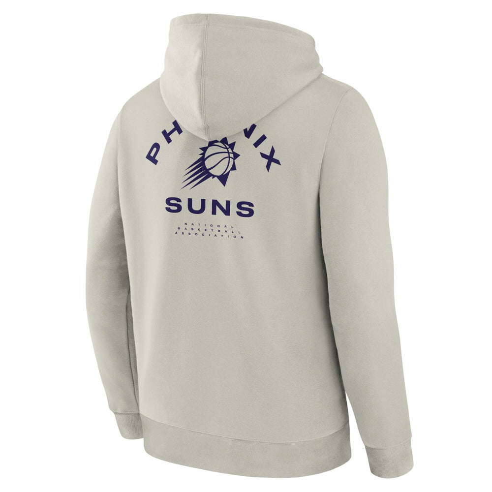 Phoenix Suns Crossover Collection Blocked Shot Premium Pullover Hoodie Off White - NBA