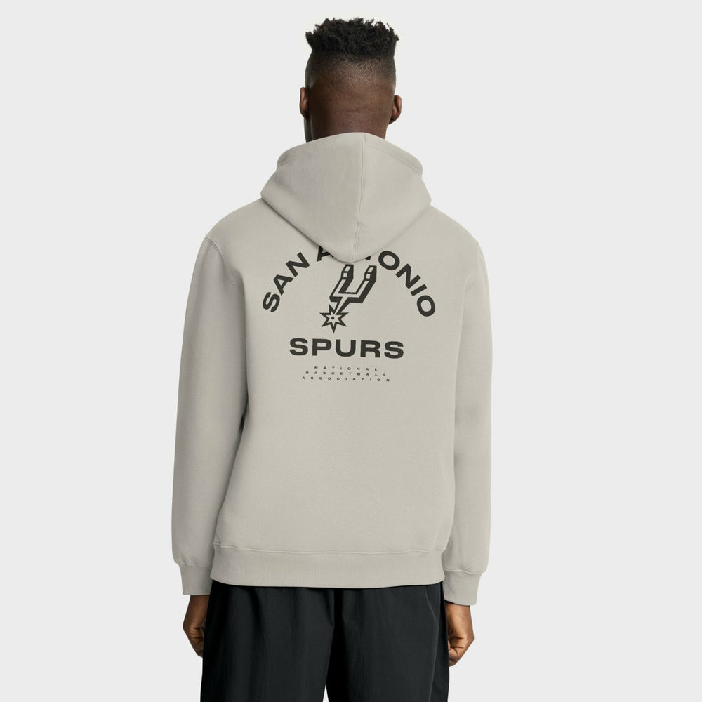 San Antonio Spurs Crossover Collection Blocked Shot Premium Pullover Hoodie Off White - NBA