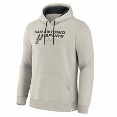San Antonio Spurs Crossover Collection Blocked Shot Premium Pullover Hoodie Off White - NBA