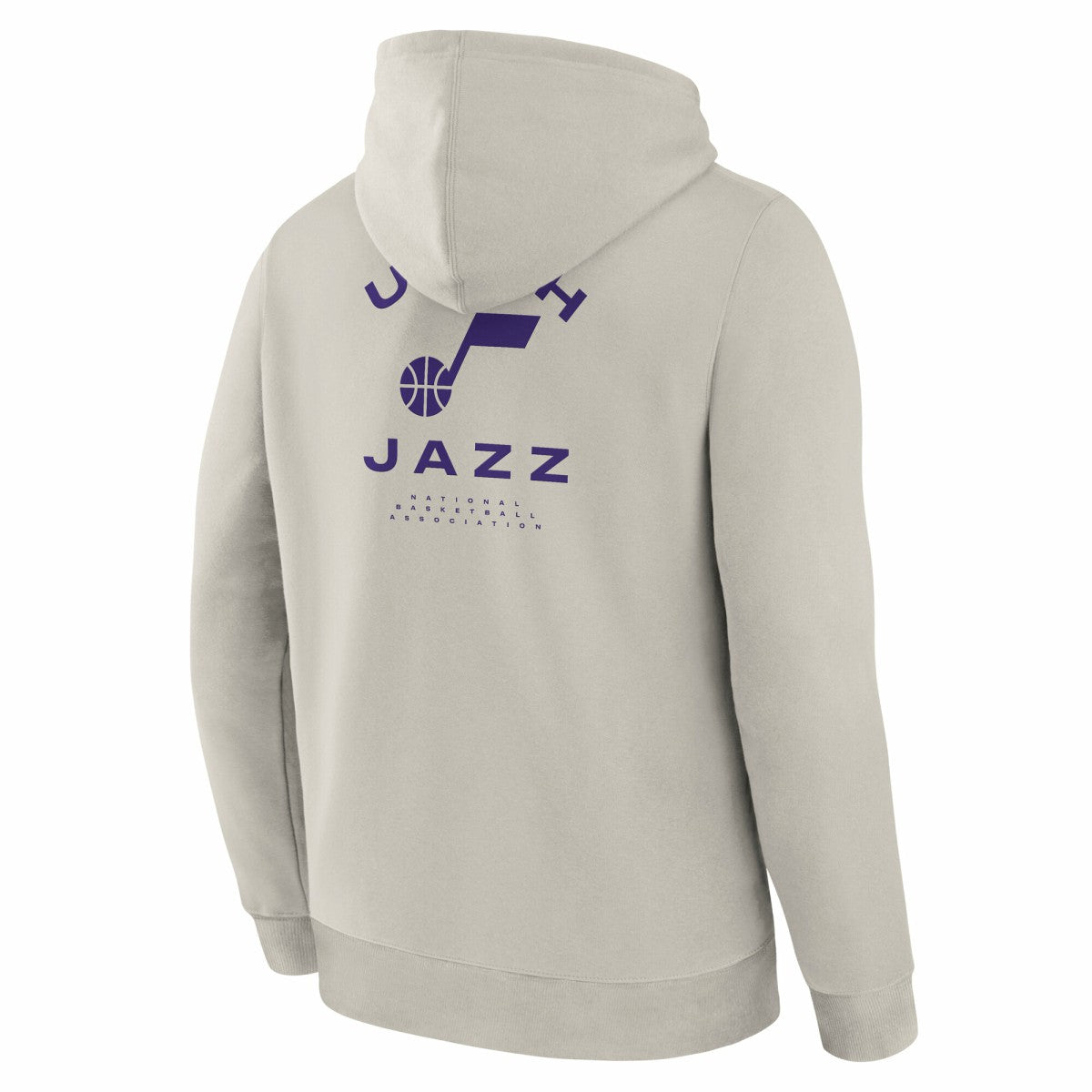 Utah Jazz Crossover Collection Blocked Shot Premium Pullover Hoodie Off White - NBA