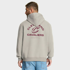 Cleveland Cavaliers Crossover Collection Blocked Shot Premium Pullover Hoodie Off White - NBA