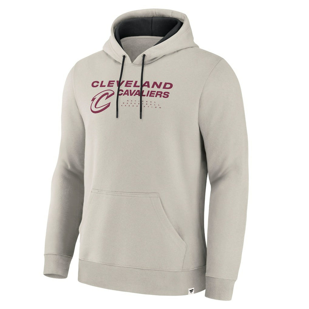 Cleveland Cavaliers Crossover Collection Blocked Shot Premium Pullover Hoodie Off White - NBA