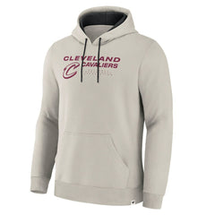 Cleveland Cavaliers Crossover Collection Blocked Shot Premium Pullover Hoodie Off White - NBA