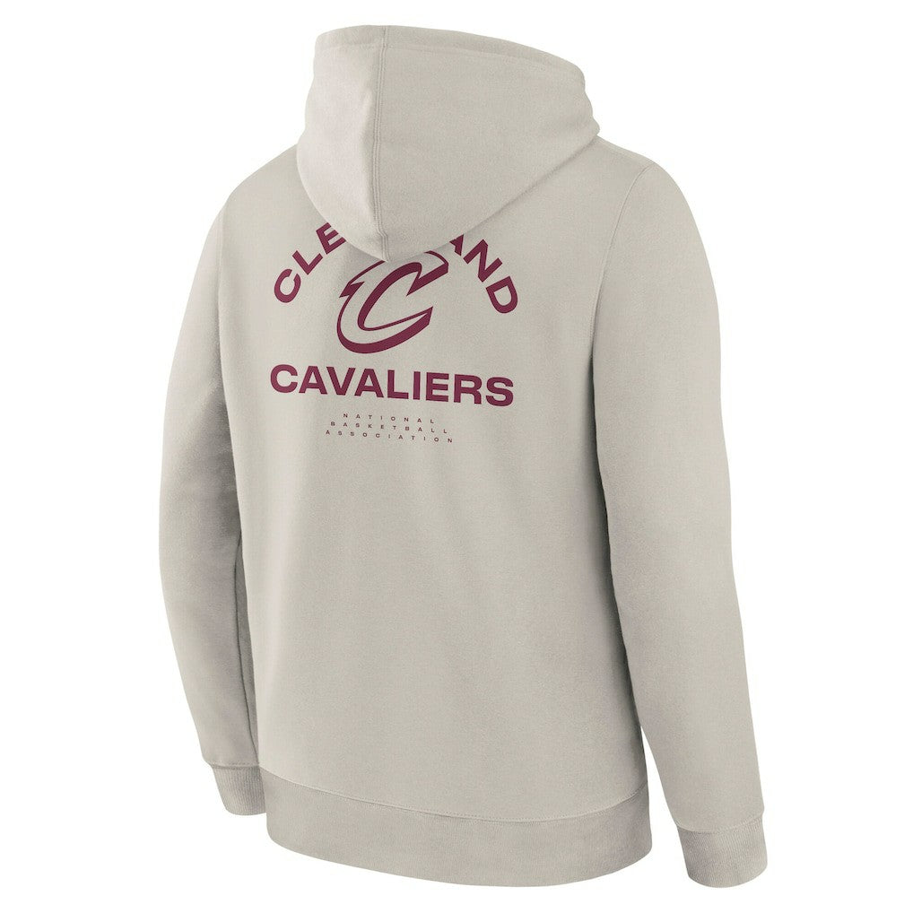 Cleveland Cavaliers Crossover Collection Blocked Shot Premium Pullover Hoodie Off White - NBA