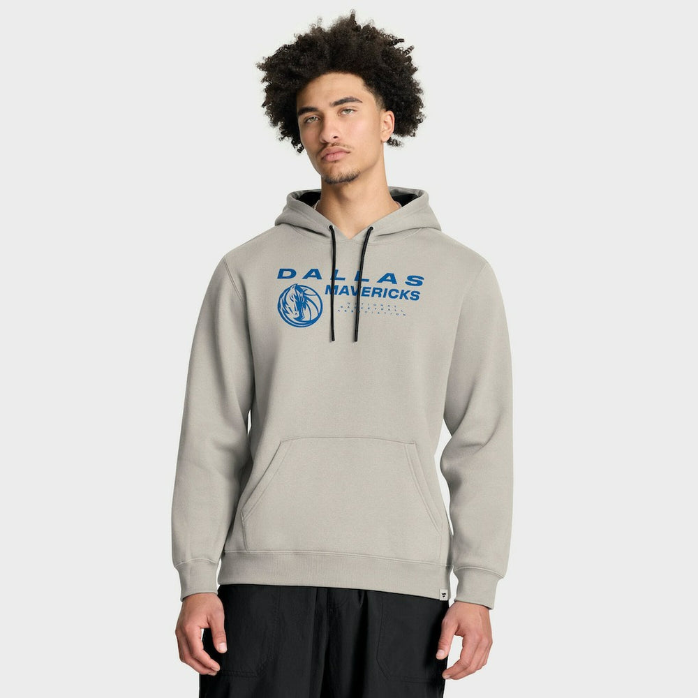 Dallas Mavericks Crossover Collection Blocked Shot Premium Pullover Hoodie Off White - NBA