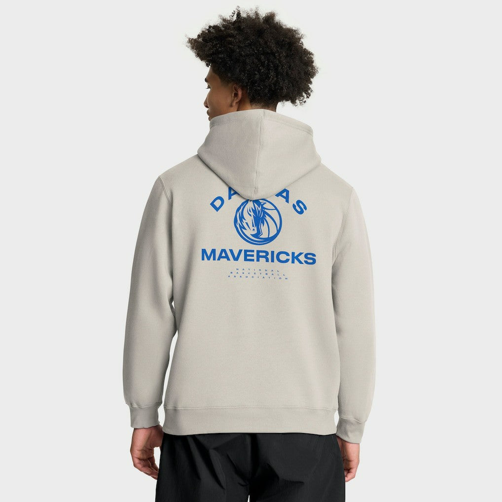 Dallas Mavericks Crossover Collection Blocked Shot Premium Pullover Hoodie Off White - NBA