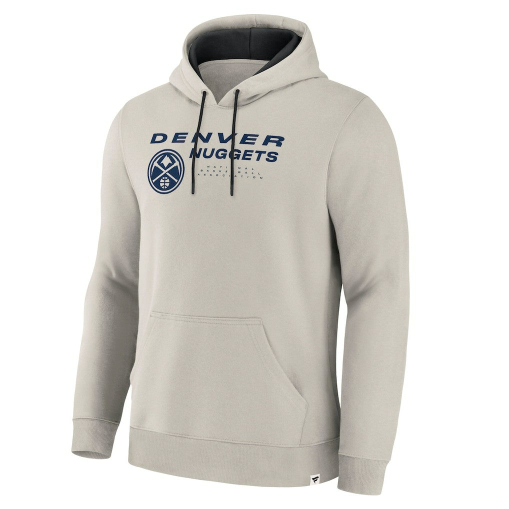 Denver Nuggets Crossover Collection Blocked Shot Premium Pullover Hoodie Off White - NBA