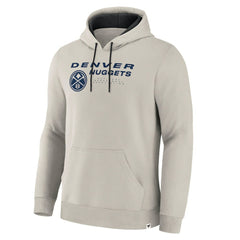 Denver Nuggets Crossover Collection Blocked Shot Premium Pullover Hoodie Off White - NBA