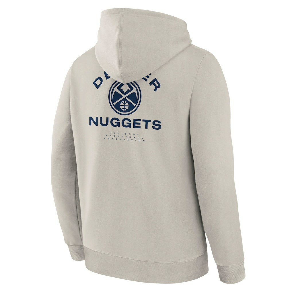Denver Nuggets Crossover Collection Blocked Shot Premium Pullover Hoodie Off White - NBA