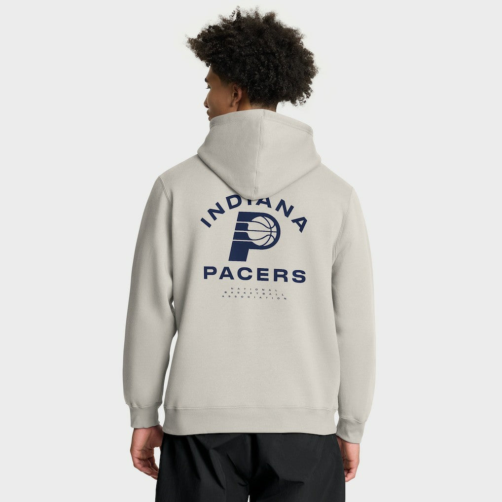 Indiana Pacers Crossover Collection Blocked Shot Premium Pullover Hoodie Off White - NBA