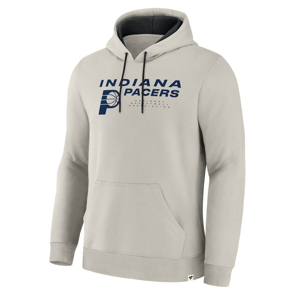 Indiana Pacers Crossover Collection Blocked Shot Premium Pullover Hoodie Off White - NBA