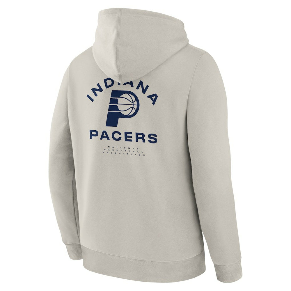 Indiana Pacers Crossover Collection Blocked Shot Premium Pullover Hoodie Off White - NBA