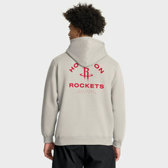 Houston Rockets Crossover Collection Blocked Shot Premium Pullover Hoodie Off White - NBA