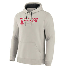 Houston Rockets Crossover Collection Blocked Shot Premium Pullover Hoodie Off White - NBA
